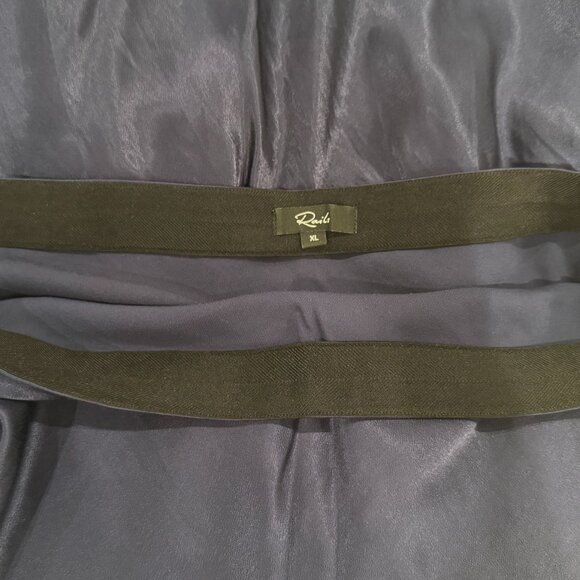 Rails Anya Navy Satin Midi Skirt - Picture 3 of 4